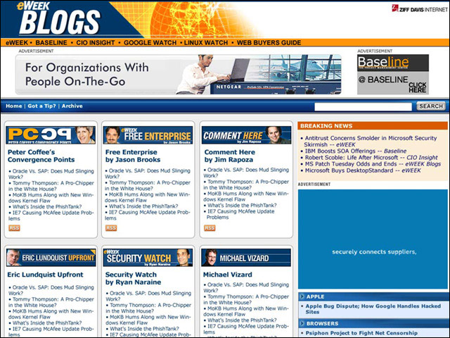 eWEEK Blogs